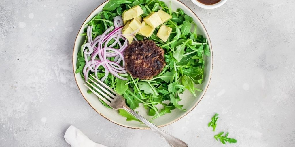 Balsamic Burger Salad Keto