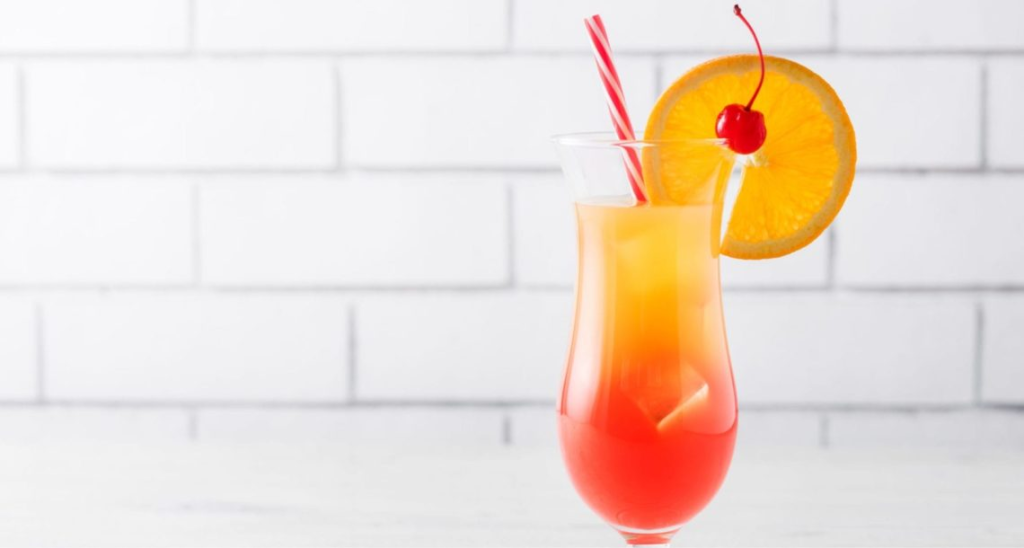 Keto Tequila Sunrise Cocktail