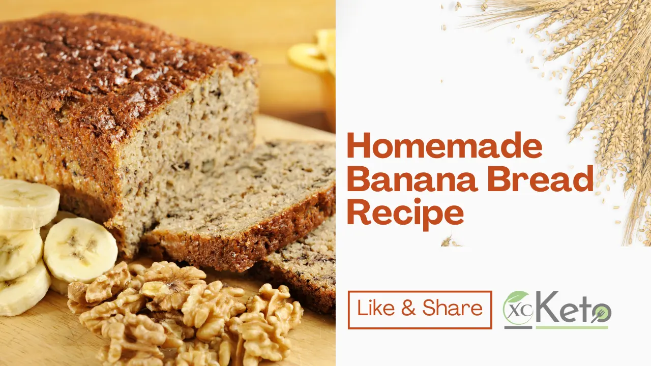 Homemade Banana Bread Recipe