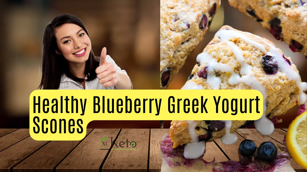 Healthy Blueberry Greek Yogurt Scones