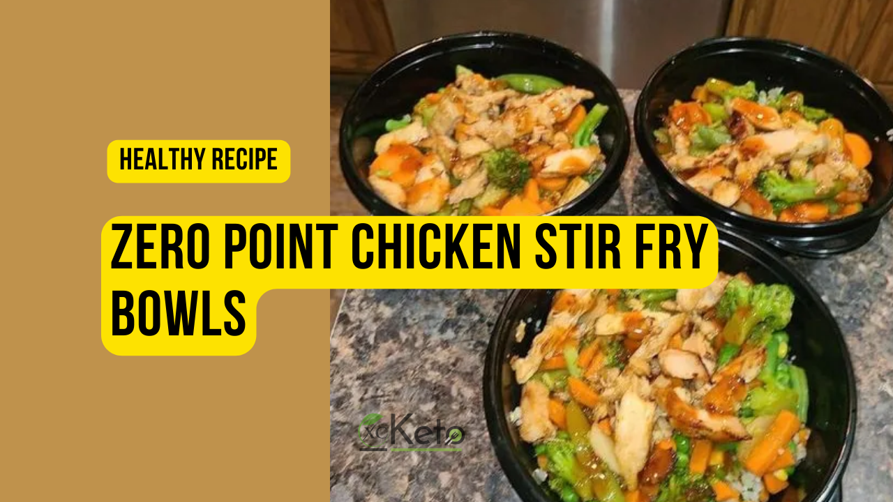 Zero point chicken stir fry bowls