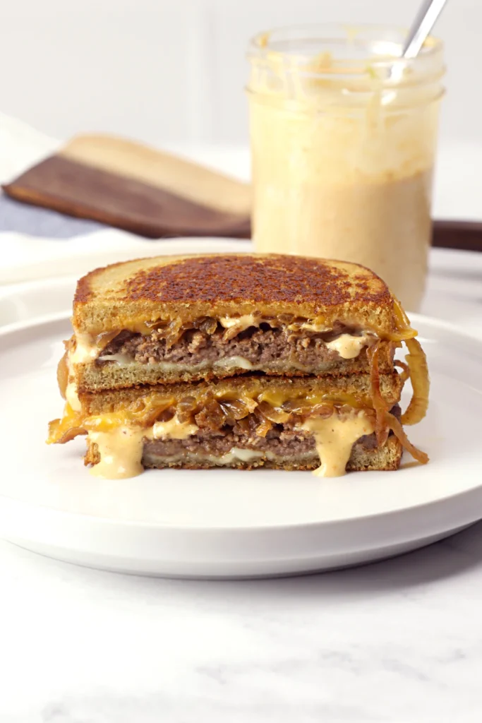 Weight Watcher Patty Melts with Secret Sauce